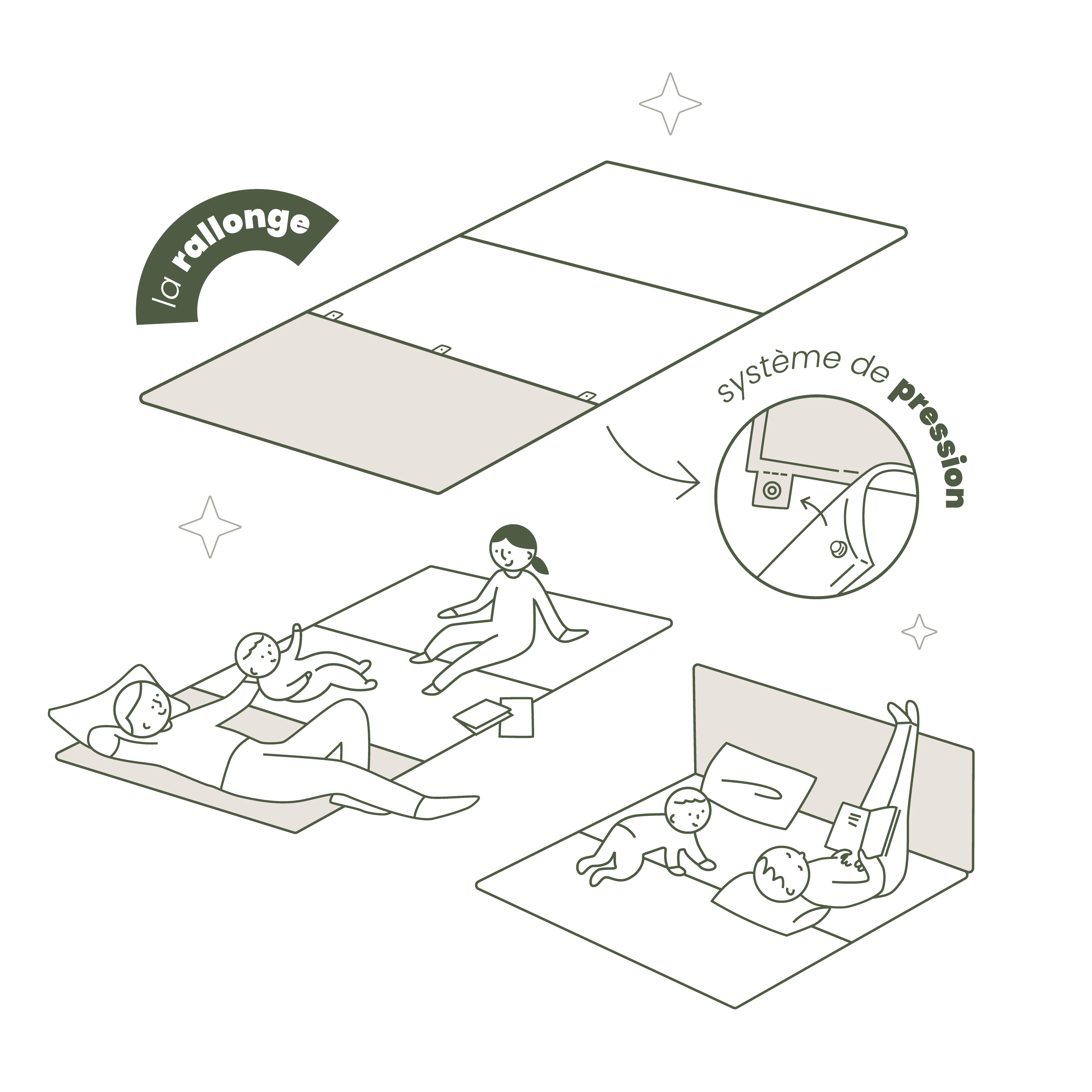 Tapis de vie King Size Cassonade - Image 5